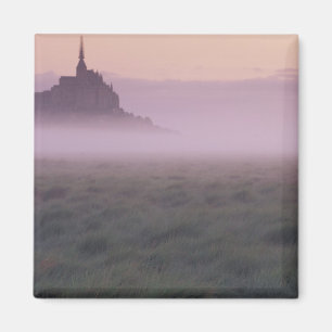 Imán FRANCIA, Normandía Mont St. Michel. Niebla matutin