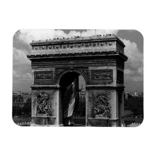 Imán Francia París Arco de Triunfo Plaza Estrella 1970