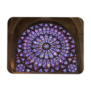 Imán Francia, París. Detalle interior de vidrio de colo