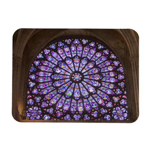 Imán Francia, París. Detalle interior de vidrio de colo (Horizontal)