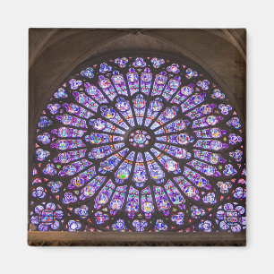Imán Francia, París. Detalle interior de vidrio de colo