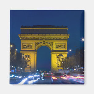 Imán Francia, París. El Arco de Triunfo y el