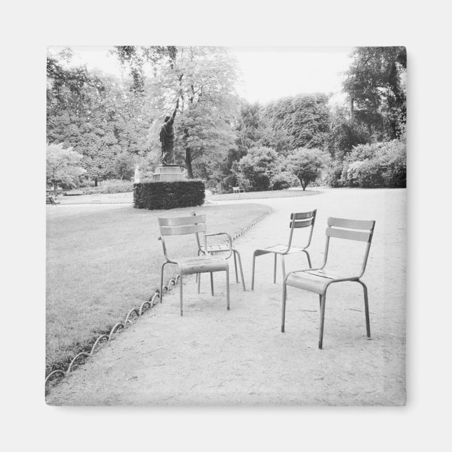 Imán FRANCIA, París: Estatua de Jardines de Luxemburgo (Frente)