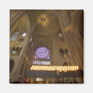Imán Francia, París. Interior de la Catedral de Notre D