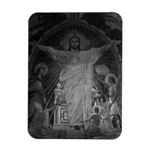 Imán Francia París Main mosaico Sagrado Corazón jesus 1