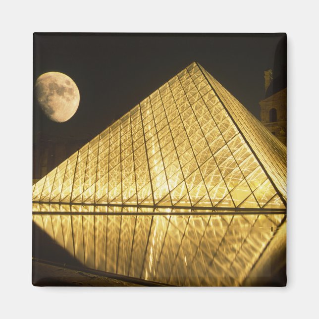 Imán Francia, París, Museo del Louvre, Noche (Frente)