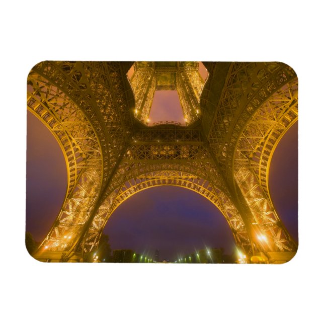 Imán Francia, París. Torre Eiffel iluminada en 2 (Horizontal)