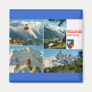 Imán Francia vintage, Chamonix, Mt Blanc