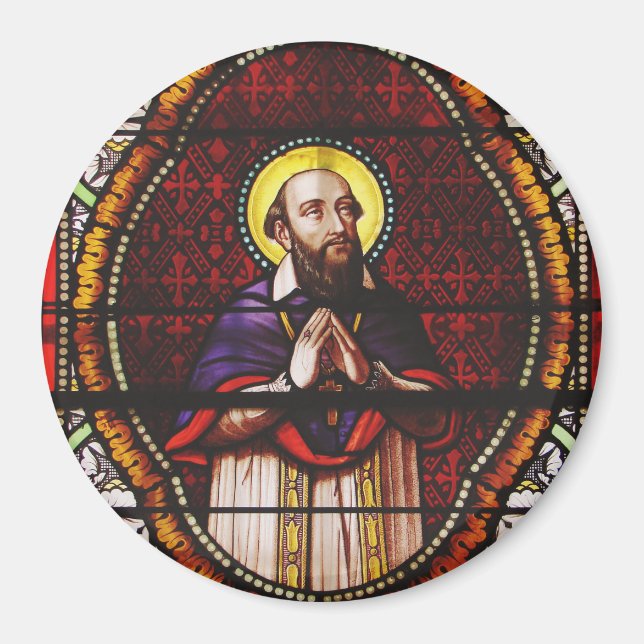 Imán Francisco de Sales Bishop de Ginebra (Frente)