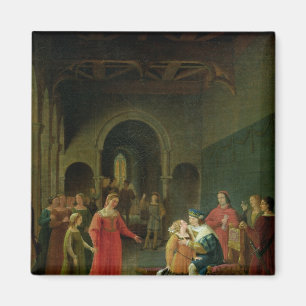 Imán Francois I presentado a Louis XII