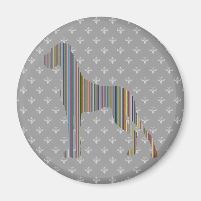 Imán Franela de rayas (Frente)