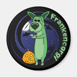 Imán Frankenstein Corgi Magnet
