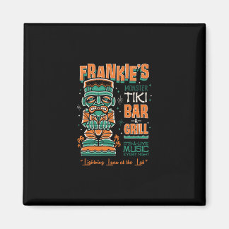 Imán Frankenstein Creepy Cute Tiki Lounge Vacation Surf