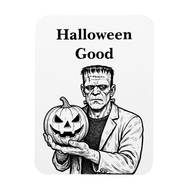 Imán Frankenstein Halloween Bueno (Vertical)