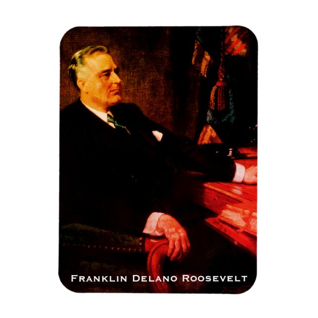 Imán Franklin D. Roosevelt, 4 años Presidente de la Gue (Vertical)