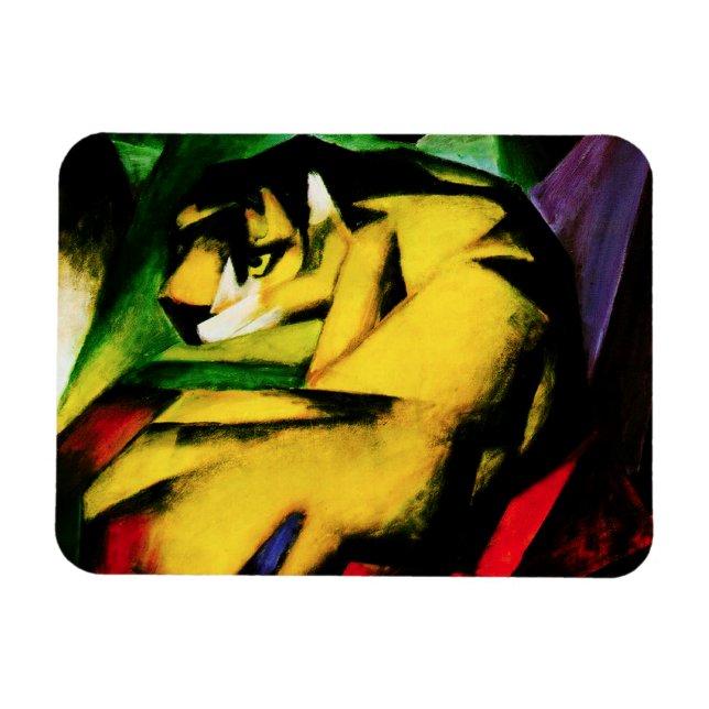 Imán Franz Marc Tiger (Horizontal)