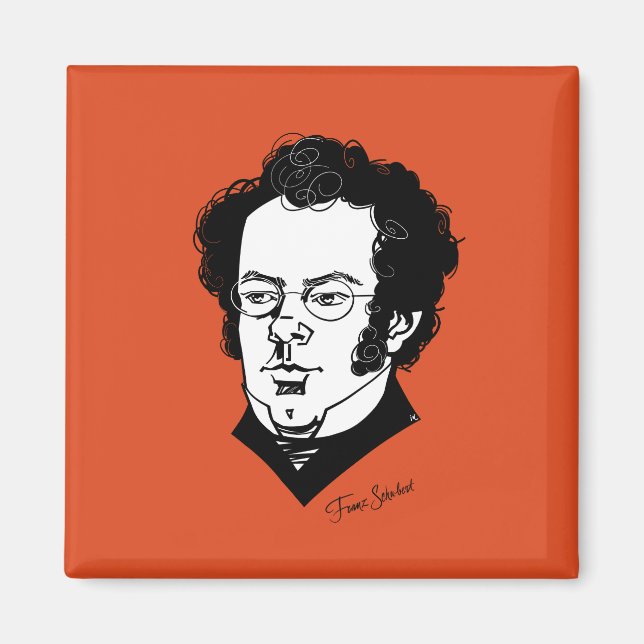 Imán Franz Schubert (Frente)