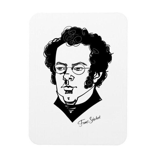 Imán Franz Schubert (Vertical)
