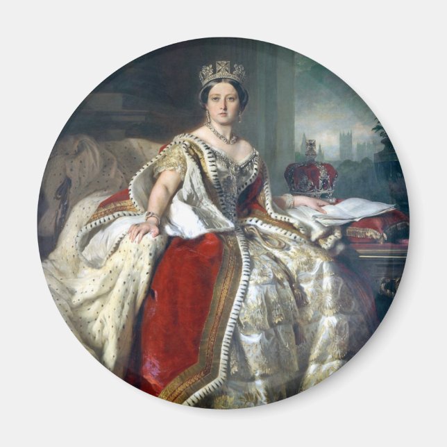 Imán Franz Winterhalter Retrato Reina Victoria (Frente)