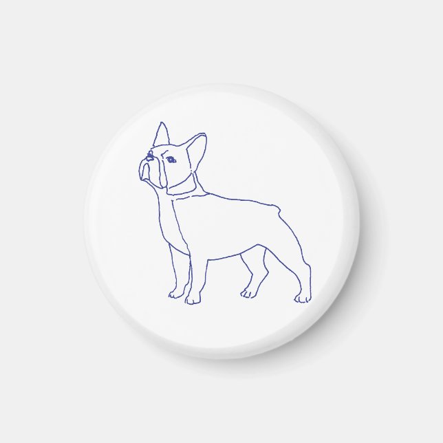 Imán Französische Bulldogge (Frente)