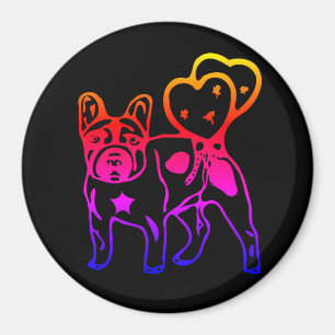 Imán Französische Bulldoggen Magnet