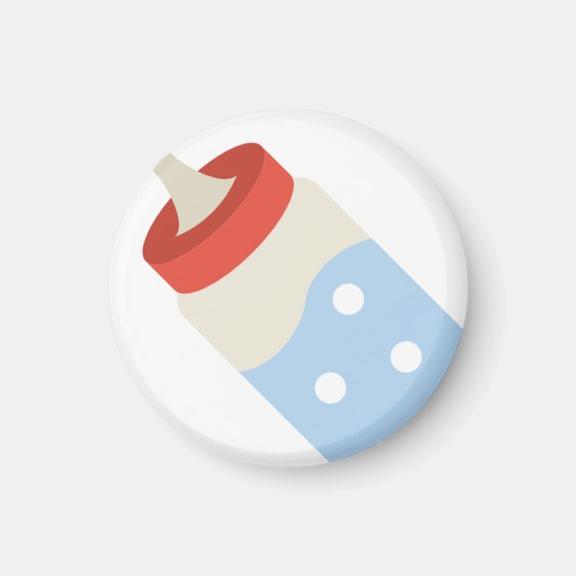 Imán frasco de bebé (Frente)