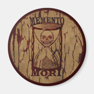 Imán Frase Latina - Aprovecha El Día - Cráneo Memento M