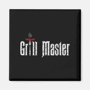 Imán Frases de camiseta de barbacoa, camiseta de maestr