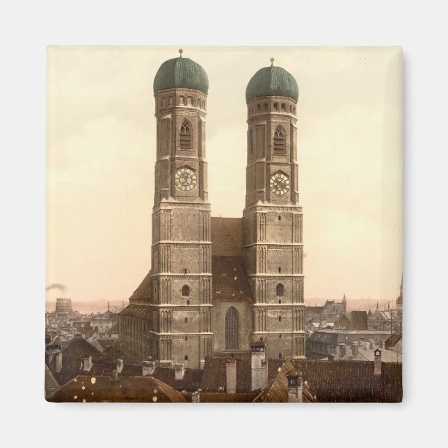 Imán Frauenkirche, Munich, Baviera, Alemania (Frente)
