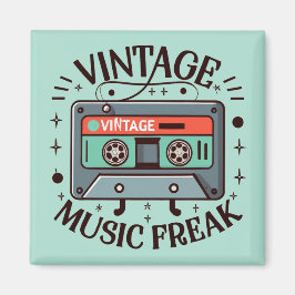 Imán Freak de música vintage