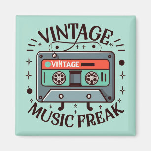 Imán Freak de música vintage
