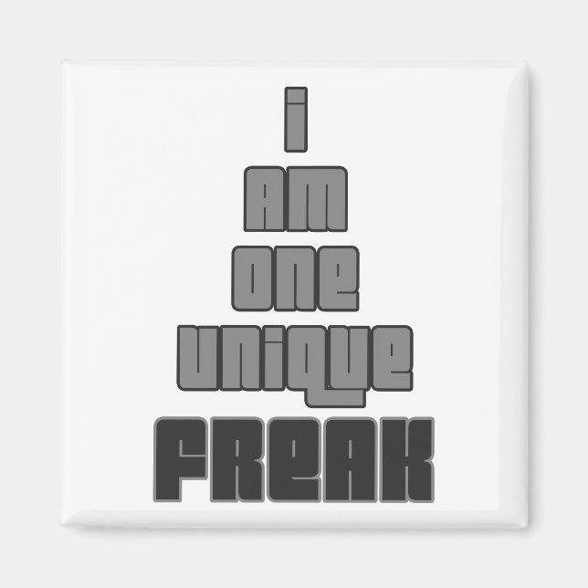 Imán Freak único (Frente)