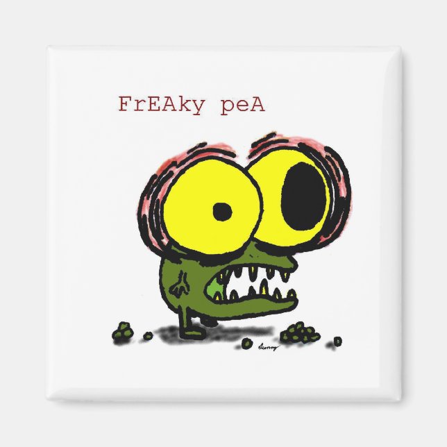 Imán Freaky Pea Magnet (Frente)