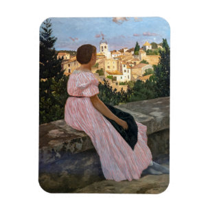 Imán Frederic Bazille - El vestido rosa