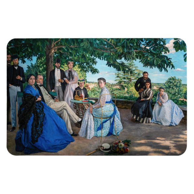 Imán Frederic Bazille - La Reunión Familiar (Horizontal)