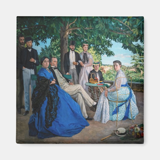 Imán Frederic Bazille - La Reunión Familiar (Frente)