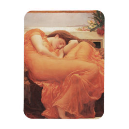 Imán Frederic Lord Leighton Flaming June Square Art