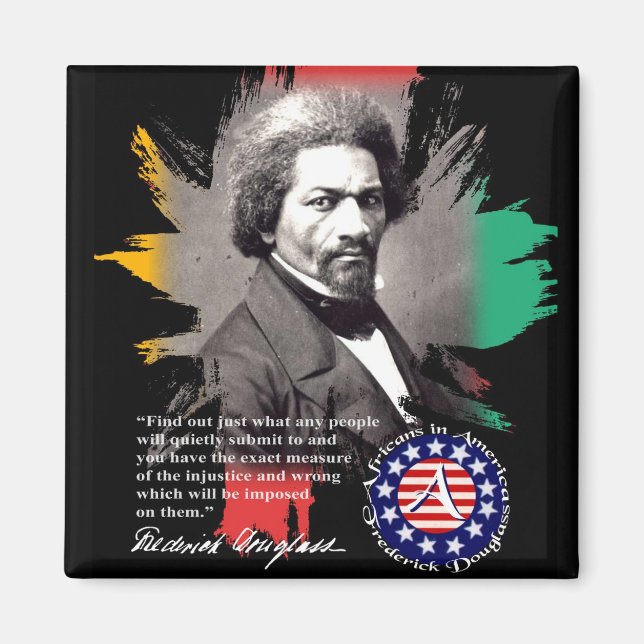 Imán frederick douglass (Frente)
