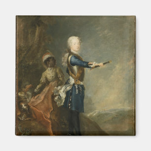 Imán Frederick II como Príncipe heredero, c.1735