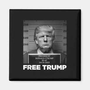 Imán Free Donald Trump Mugshot