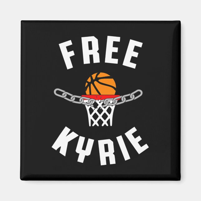 Imán Free Kyrie Free Speech Anti Censorship Fun Basketb (Frente)
