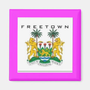 IMÁN FREETOWN, MAPA (DEL SIERRA LEONE), CAMISETA Y ETC