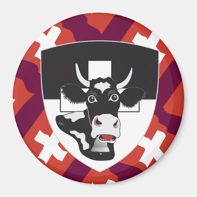 Imán Freiburg Fribourg Schweiz Suisse Magnete (Frente)