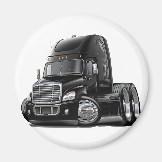 Imán Freightliner Cascadia Black Truck (Frente)