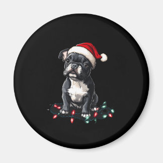 Imán French Bulldog Christmas Lights Xmas Dogs Gifts Me