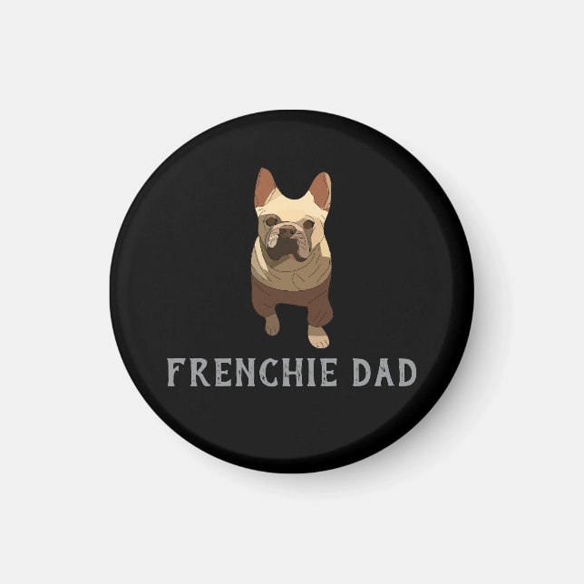 Imán French Bulldog, Frenchie Dad (Frente)