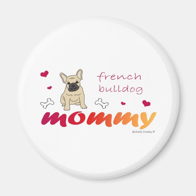 Imán FrenchBulldogFawnMommy (Frente)