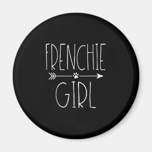 Imán frenchie chica   me encanta mi regalo de perro de 