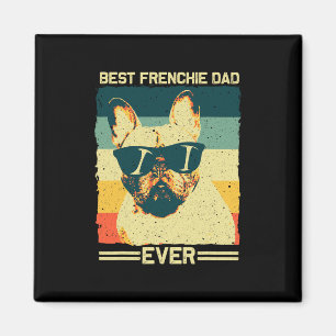Imán Frenchie Dad Design Men Padre Bulldog francés Amor