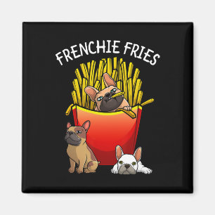 Imán Frenchie Fries Bulldog francés Lover Hombres Mujer